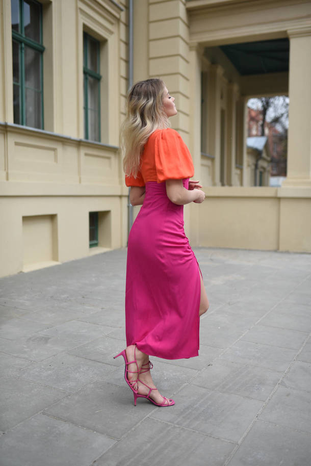 Robe Shaina Pink- Orange