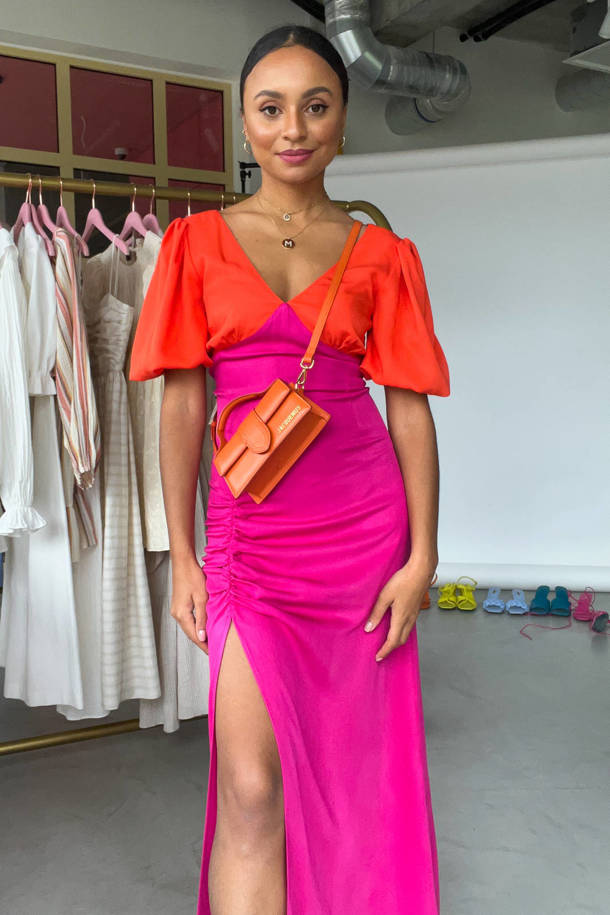 Robe Shaina Pink- Orange