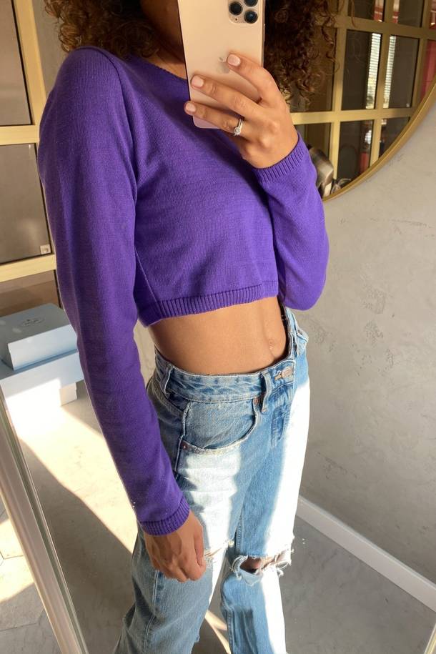 Sweat-shirt Kiara Purple