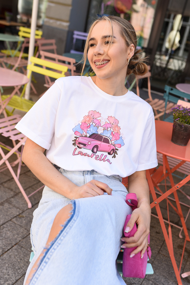 Tee-shirt Agnes Pink Ride